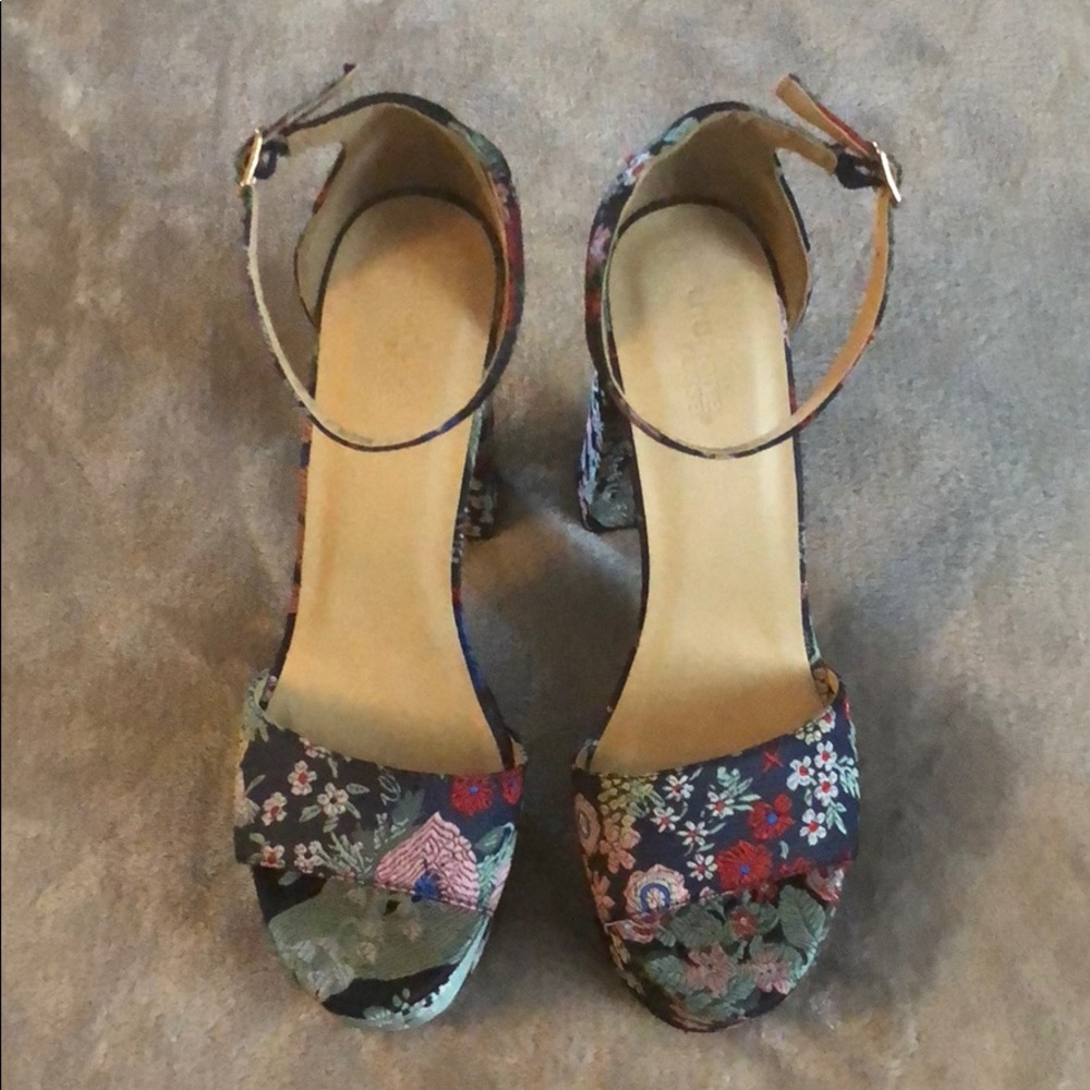 Flower Power Funky Platforms Sandals